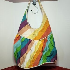 O'Neill Y2K Rainbow Chevron Stripe Canvas Shoulder Bag SEE ALL PHOTOS